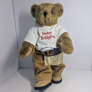 Authentic Vermont Teddy Bear Handmade In Vermont Made In The USA 2006 Plush Bear